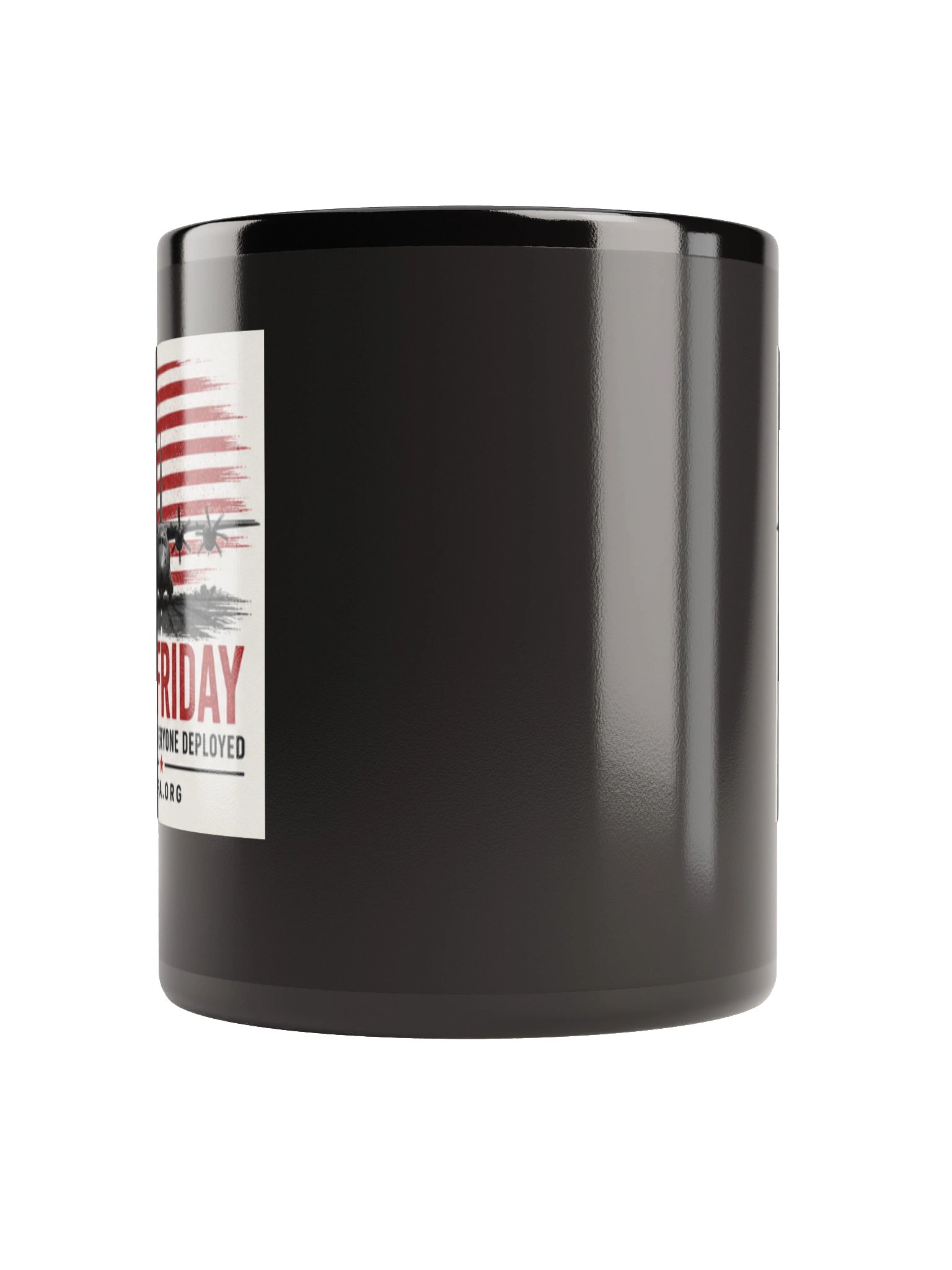 VINTAGE RED FRIDAY Patriotic Black Mug product image (4)