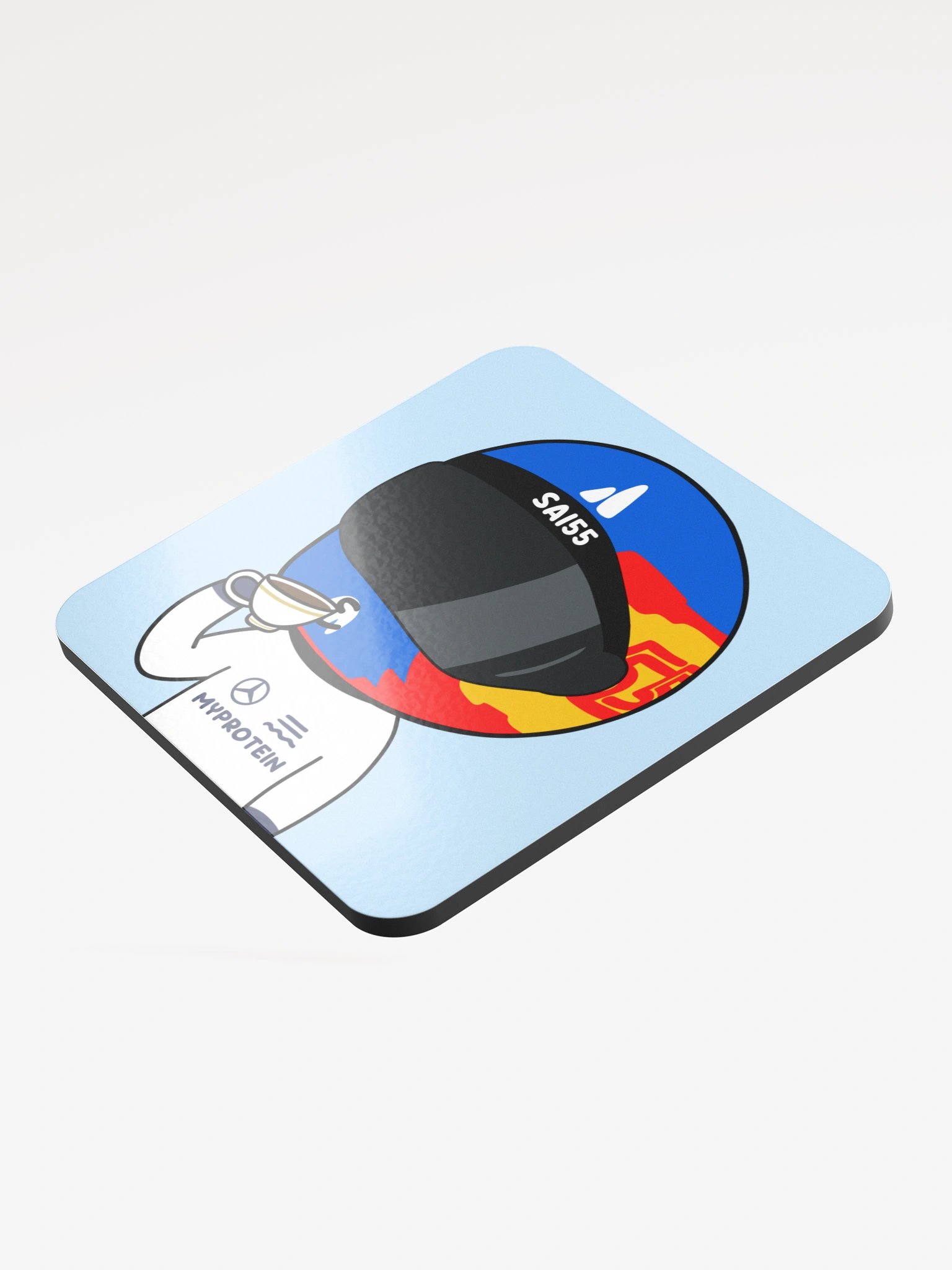 Carlos Kermit Tea Meme Coaster product image (3)