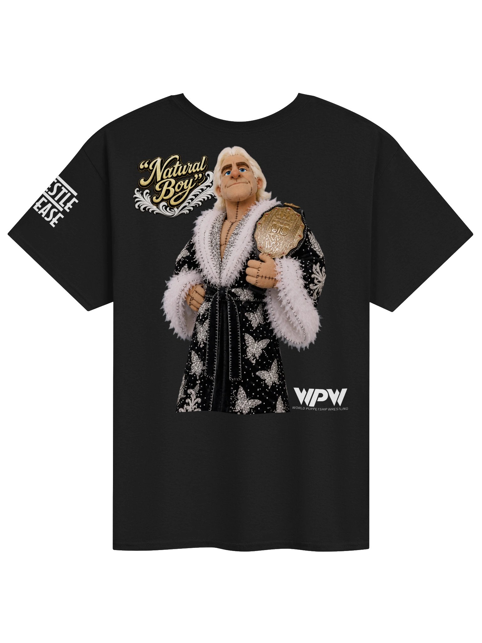 The Natural Boy Rik Fair Tee V2 w/ Sleeve & Back print product image (2)
