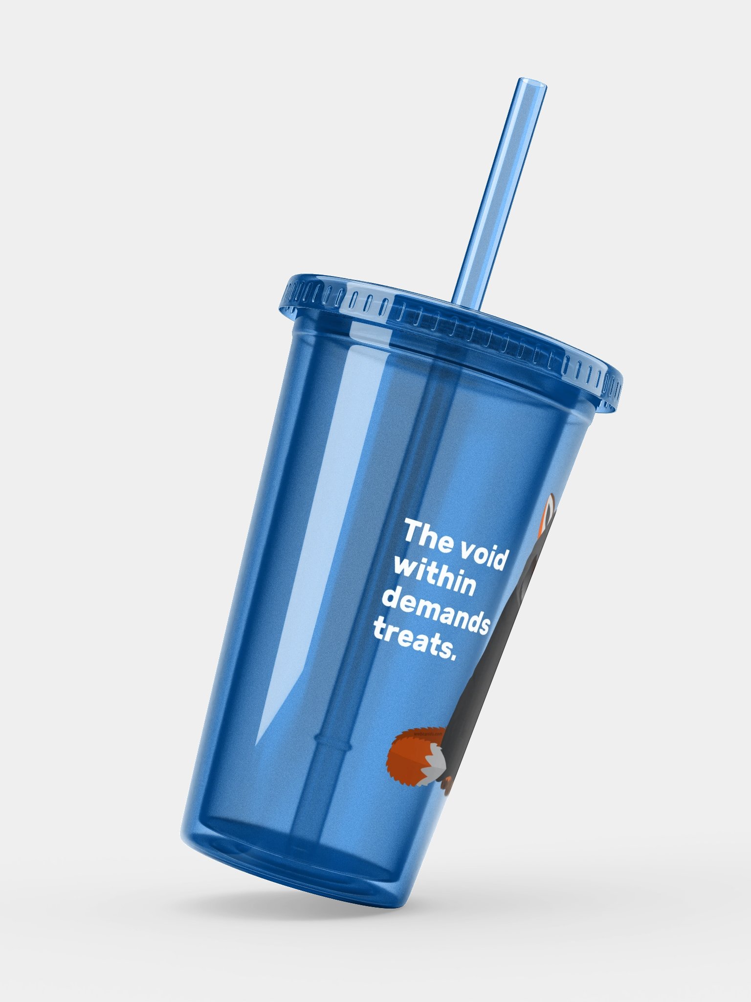 Cloaked Fox Transparent Tumbler product image (2)