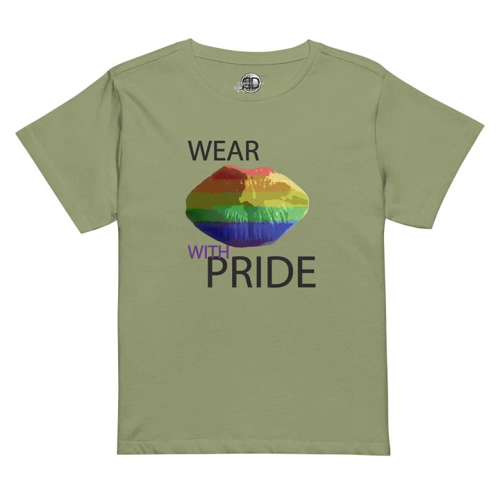 Pride Kiss Rainbow | Women's High-Waisted Tee product image (1)