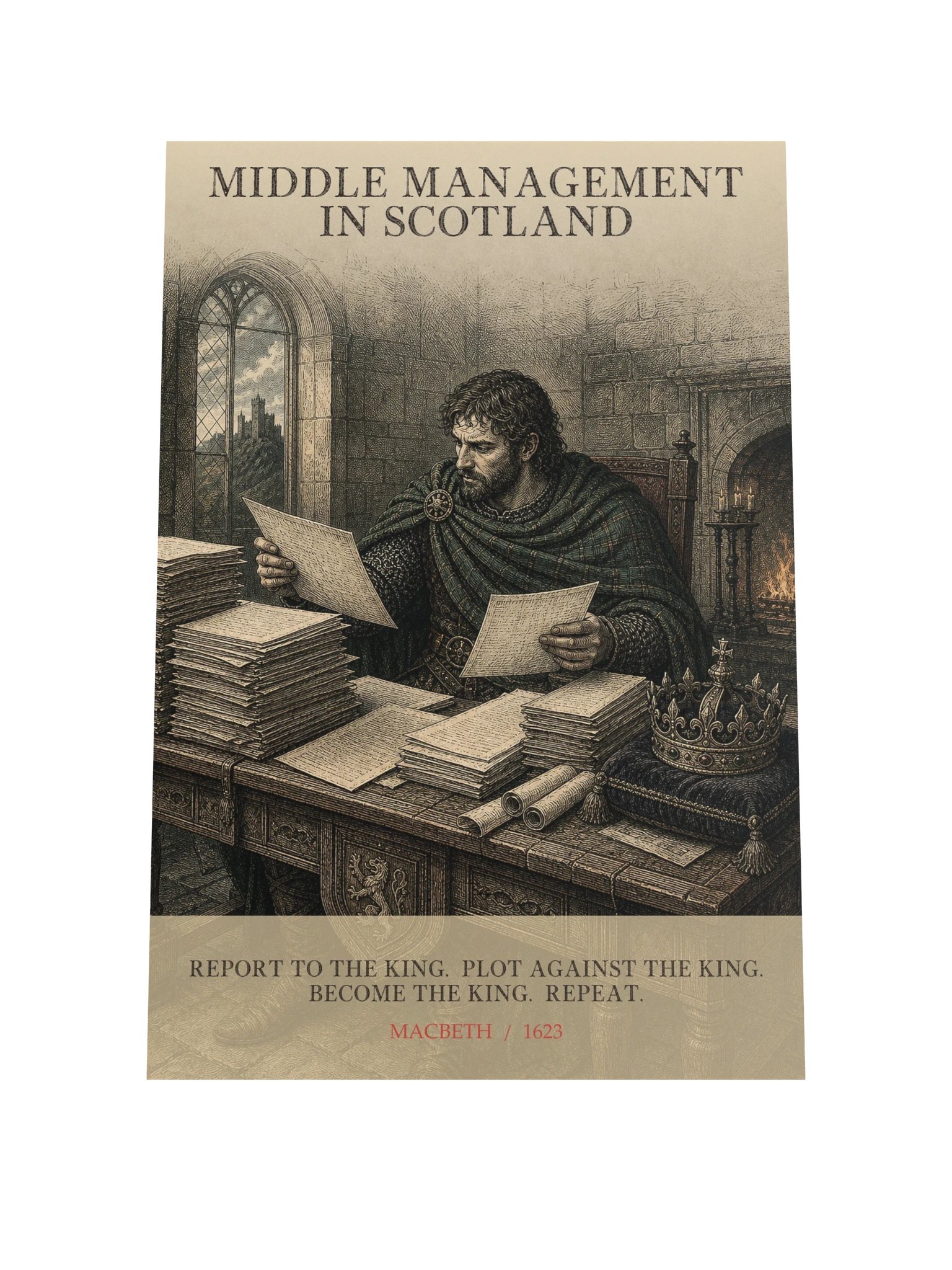 Middle Management Scotland -- Macbeth Art Print product image (9)