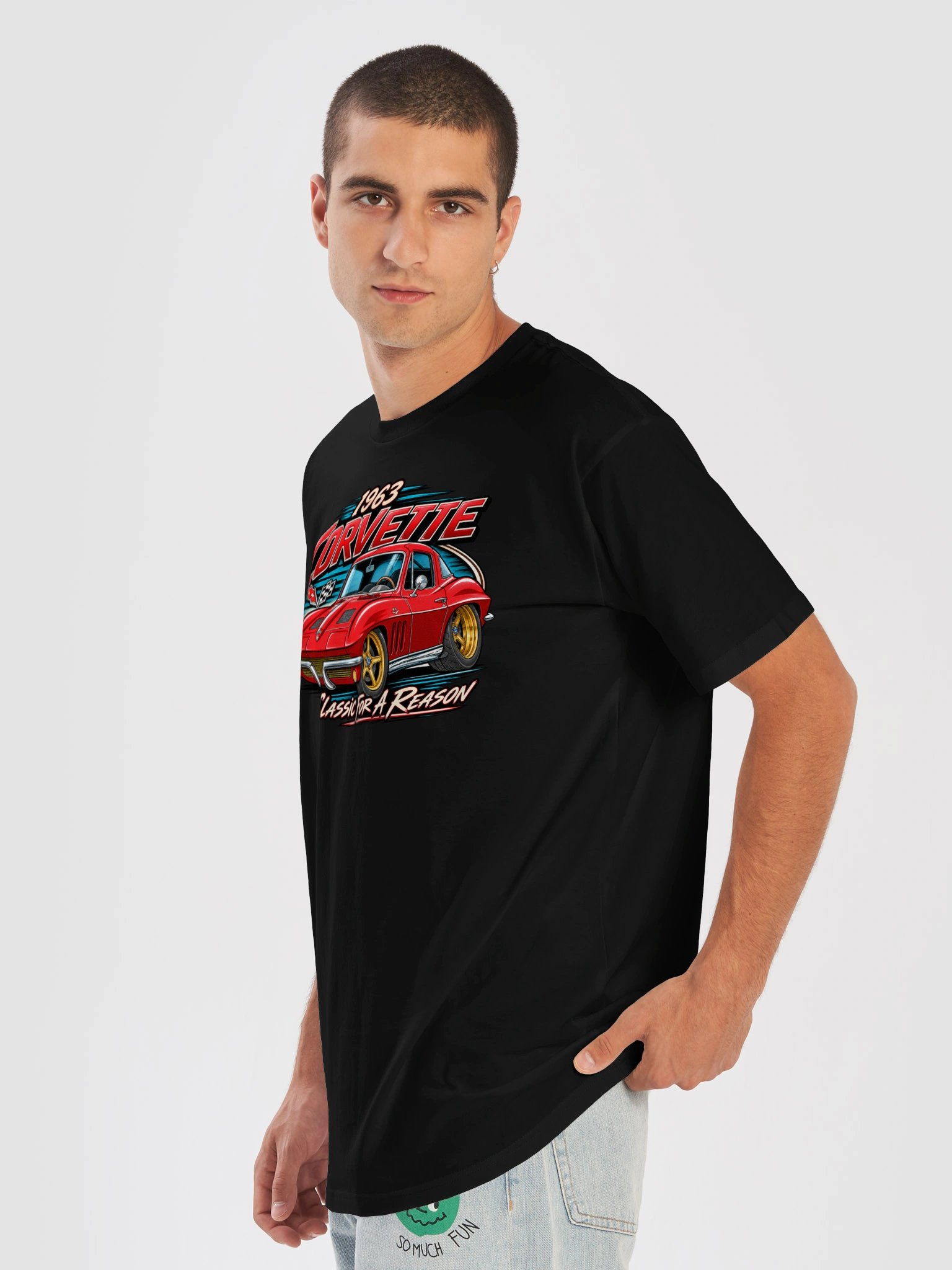 1963 Corvette – Classic for a Reason Red T-Shirt product image (35)