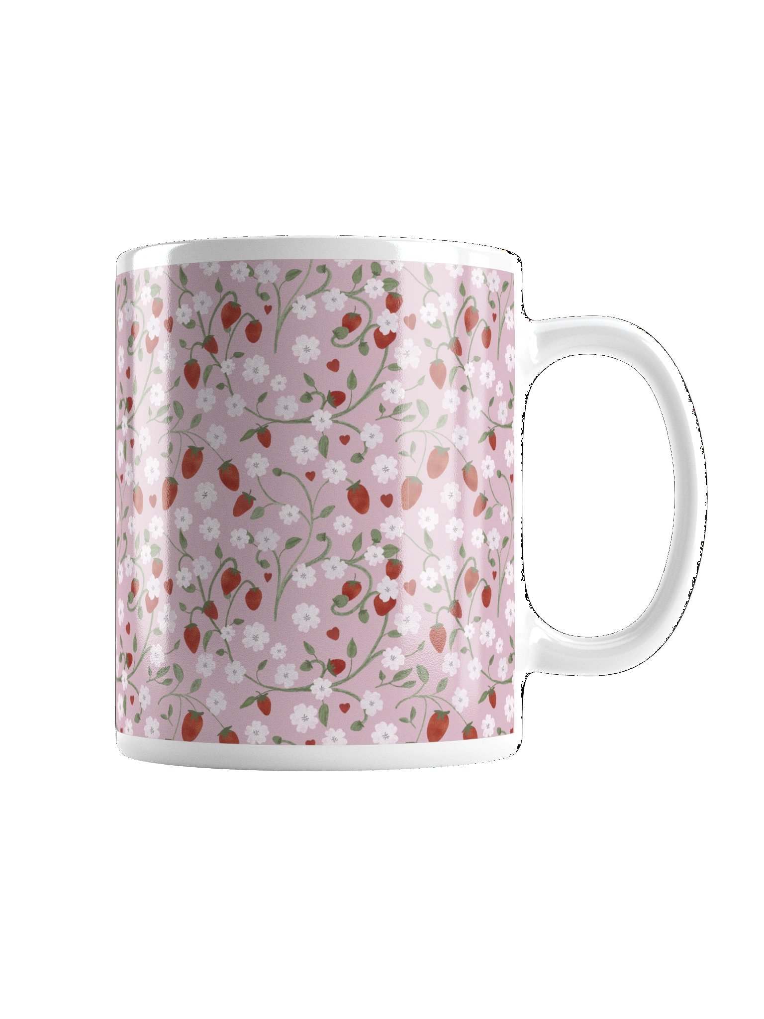 Strawberry Fields Forever Pink Mug product image (5)