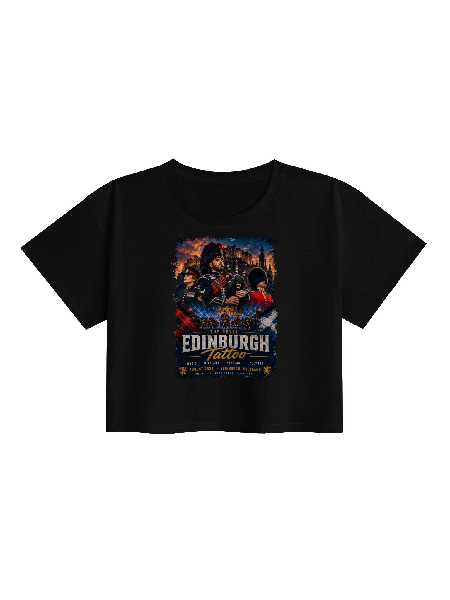 Royal Edinburgh Tattoo Poster Crop Top product image (1)