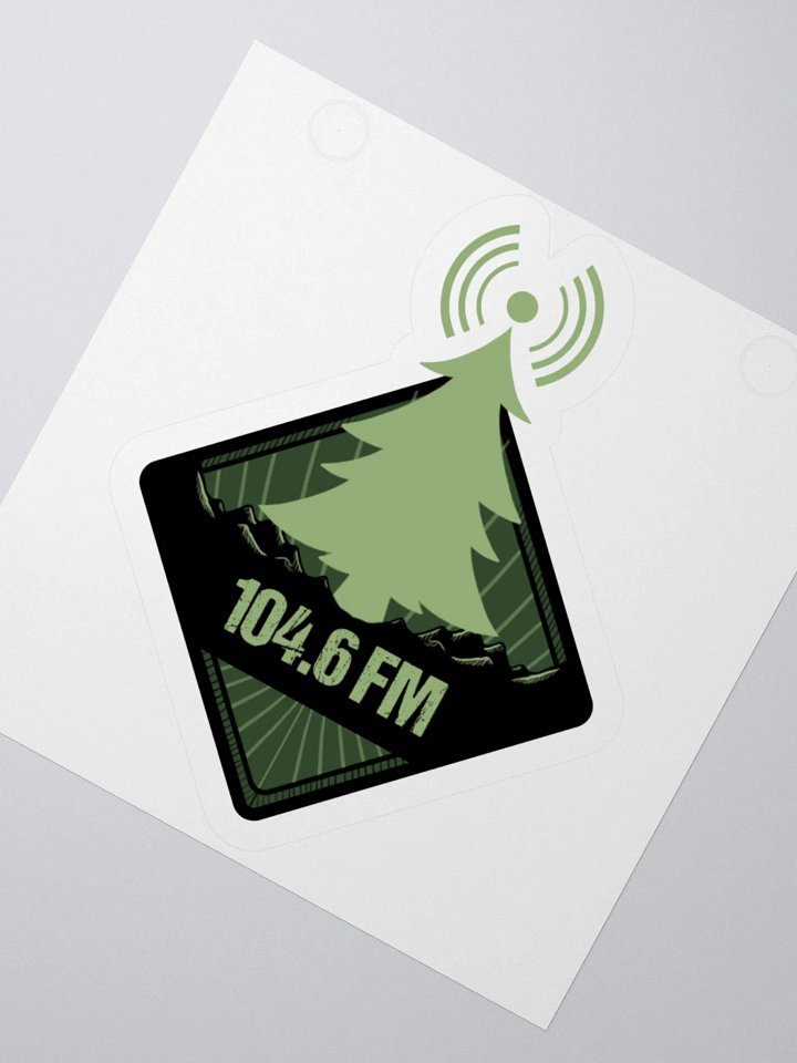 104.6 FM Kisscut Sticker product image (3)