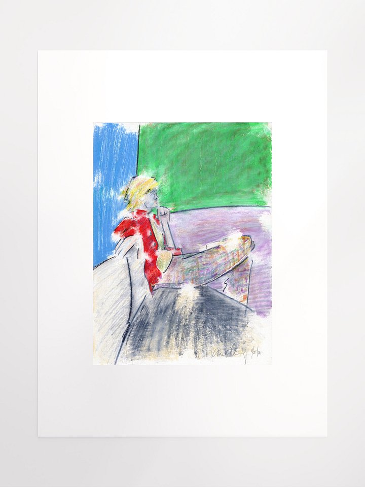 Woman in a Red Shirt 11.25.85 print product image (2)