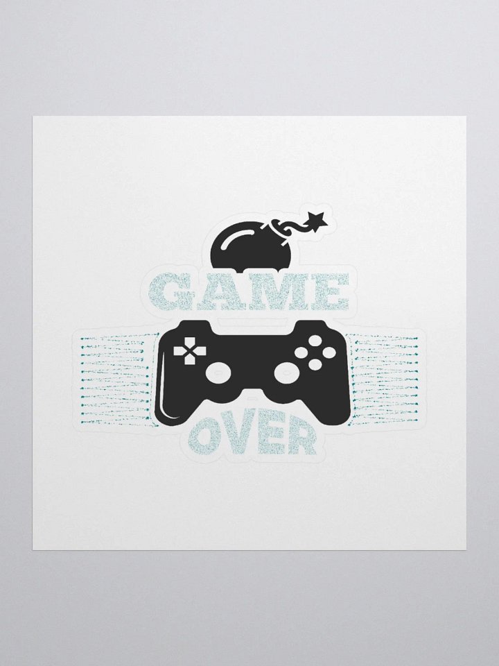 Game Over Controller and Cat Sticker Set product image (1)