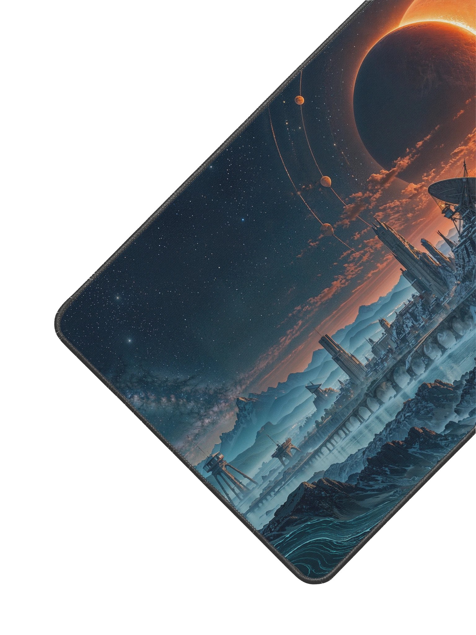 ARC Raiders Inspired Sci Fi Gaming Mouse Pad Large Desk Mat product image (3)