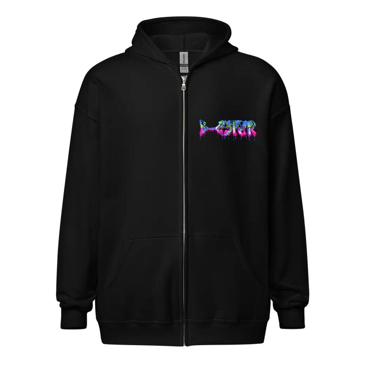 D-cyfer Logo Graffiti Zip Hoodie product image (1)