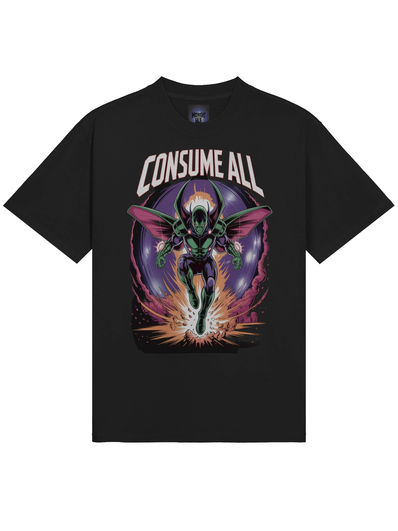 Consume All: Annihilus Inspired Oversized Faded T-Shirt product image (5)