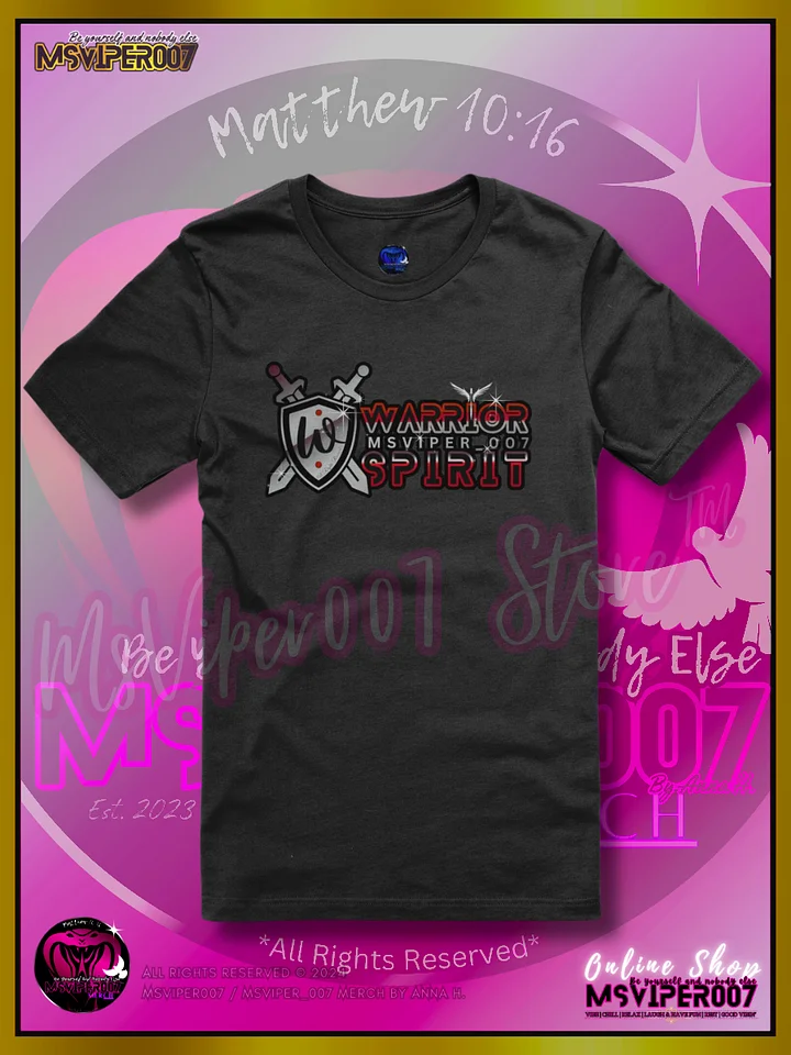 T-Shirt - MsViper007's "Warrior Spirit [red]" T-shirt By Anna H. product image (1)