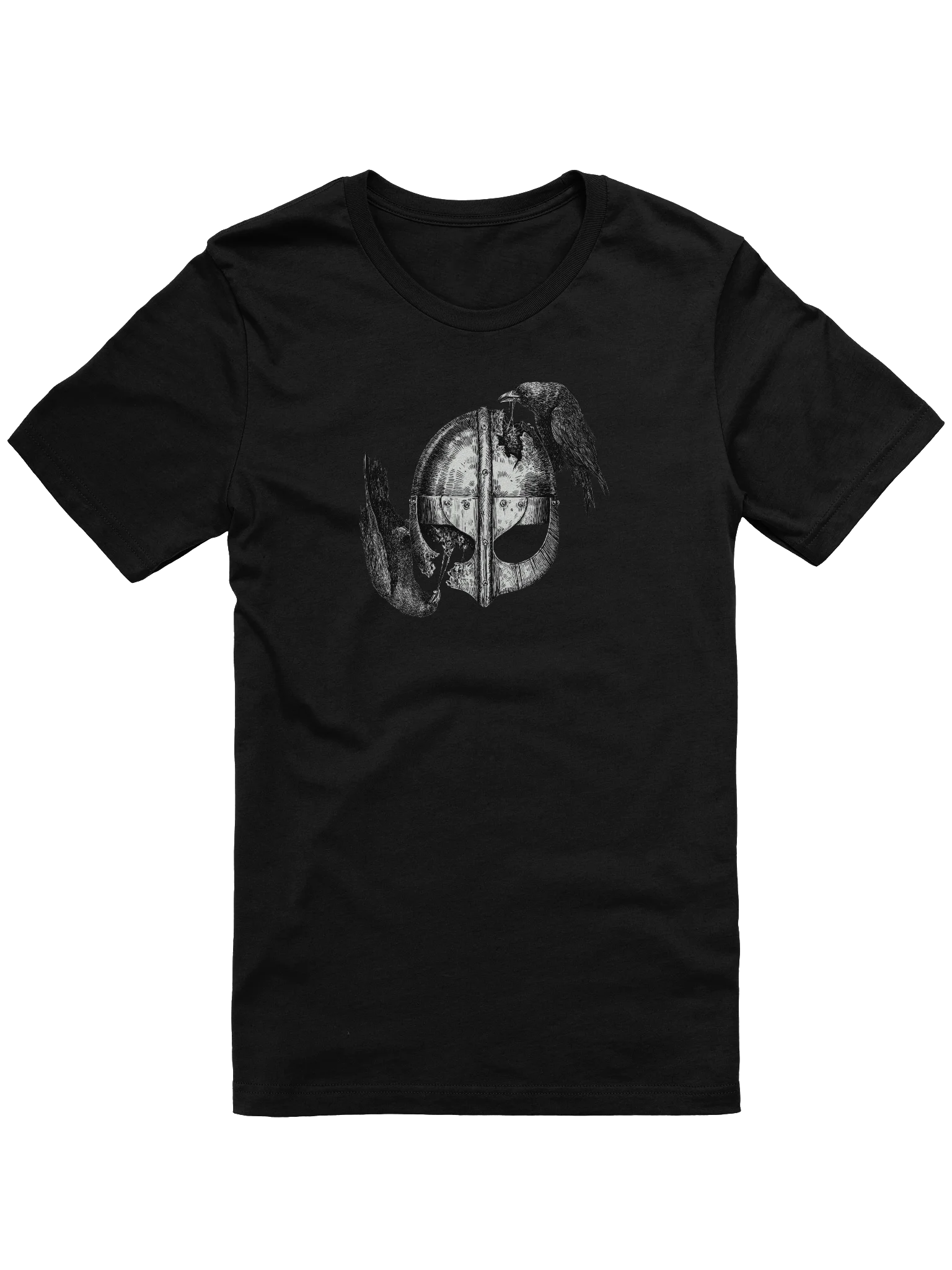 REXNOR Helmet & Crows T-Shirt product image (1)