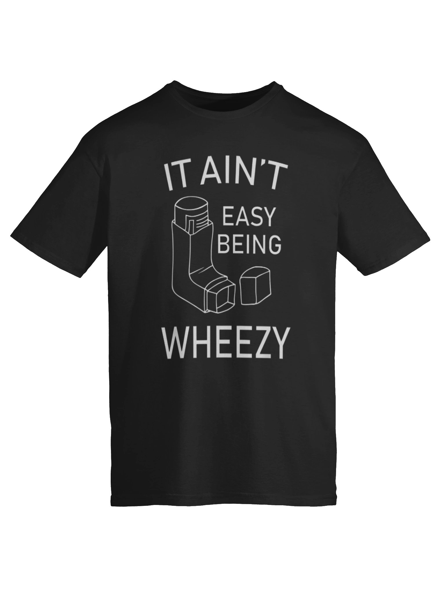 It Ain’t Easy Being Wheezy Shirt – Viral Asthma Humor Inhaler product image (6)