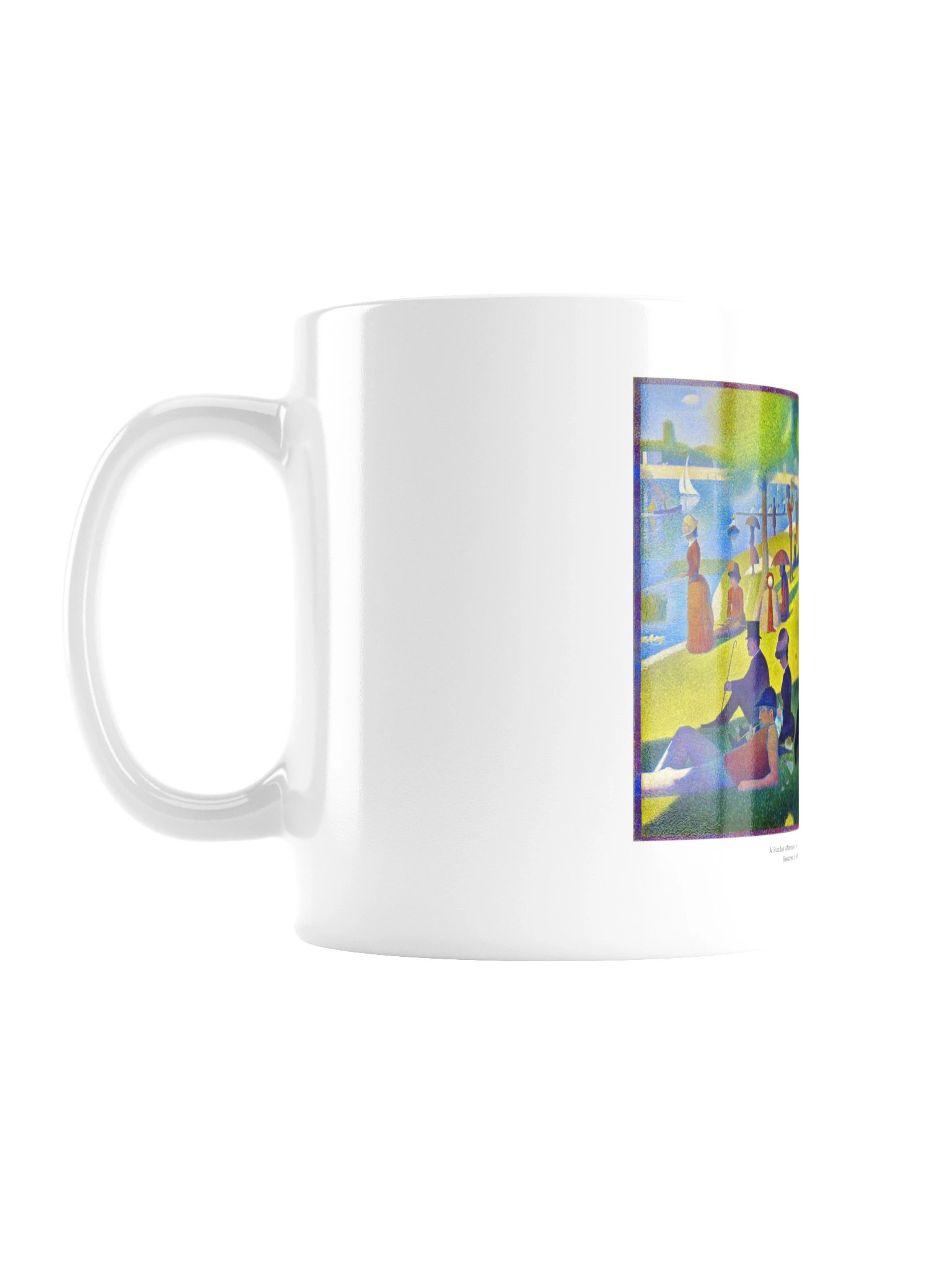 A Sunday Afternoon on the Island of La Grande Jatte — White Mug product image (1)