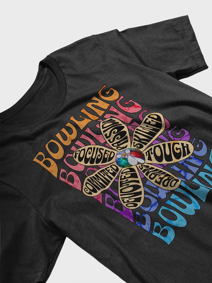 Flower Bowling Passion Graphic Tee product image (2)