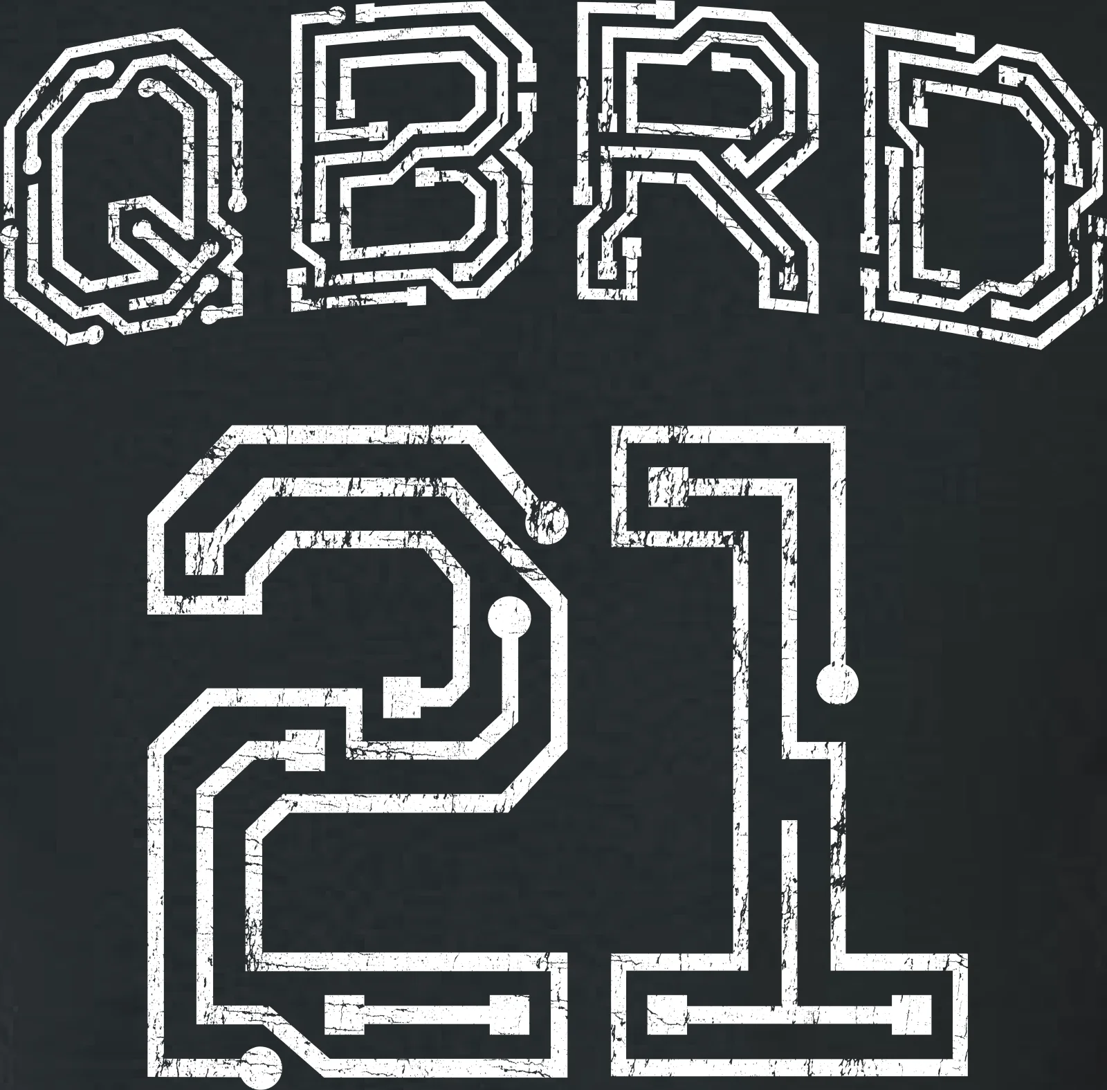 QBRD Vintage Logo Screen Printed Jersey Tee product image (4)