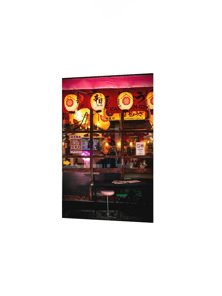 Outdoor Seating - Japan - Fine Art Print Poster product image (7)