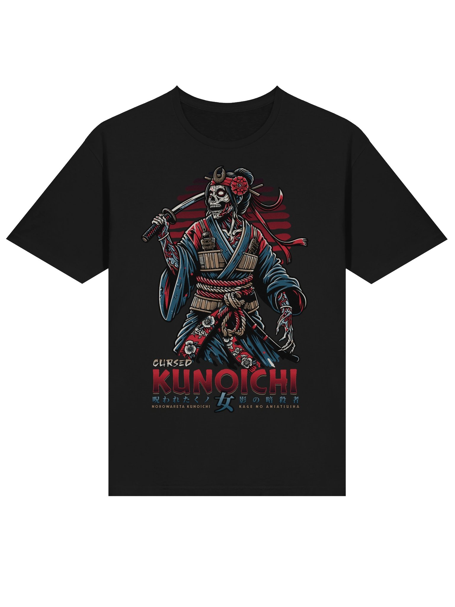 Cursed Kunoichi Shadow Assassin T-Shirt - Gildan Softstyle product image (2)