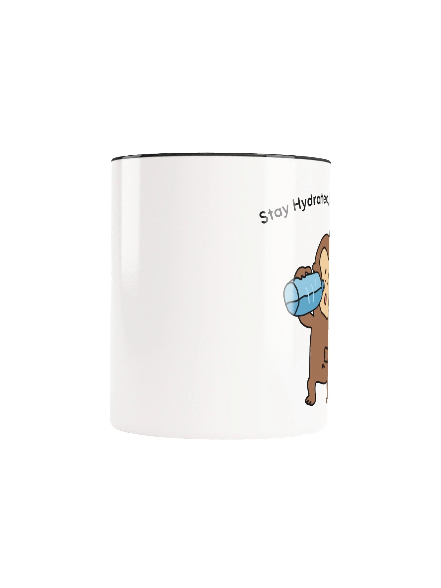 "Stay Hydrated, Stay Monkey" Ceramic Mug product image (5)