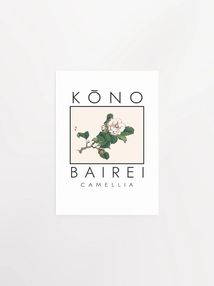 Kono Bairei Camellia Poster product image (4)