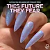THIS FUTURE THEY FEAR - Luminous Blue Jelly Flakie Nail Polish