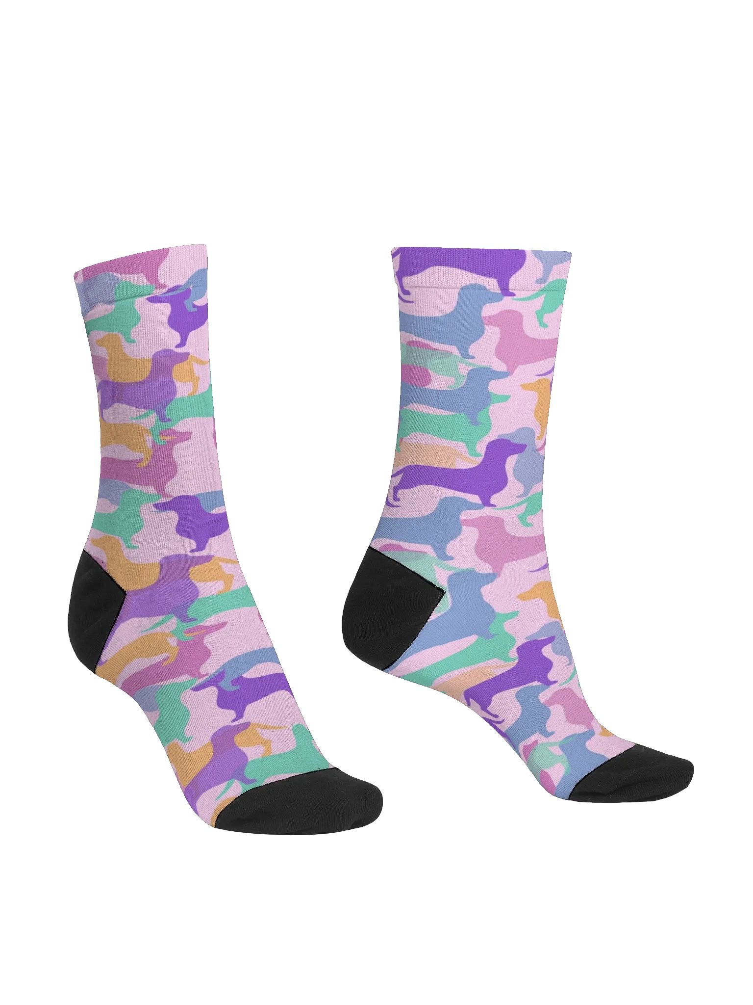 Hughie Pastel Camo Crew Socks! product image (7)