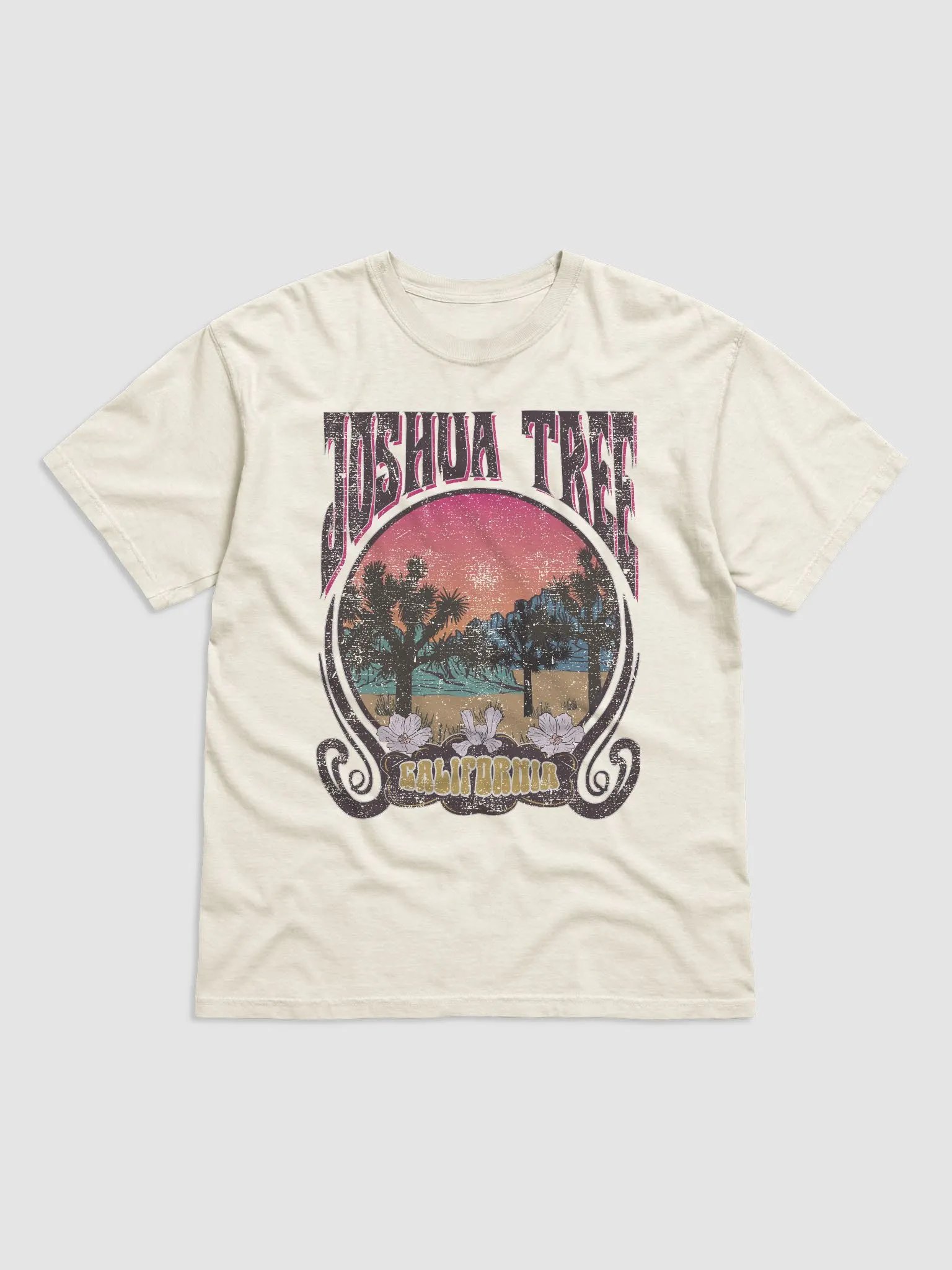 Joshua Tree National Park, California Tee | Art Nouveau-Style Western T-Shirt for Travel and Road Trips product image (11)