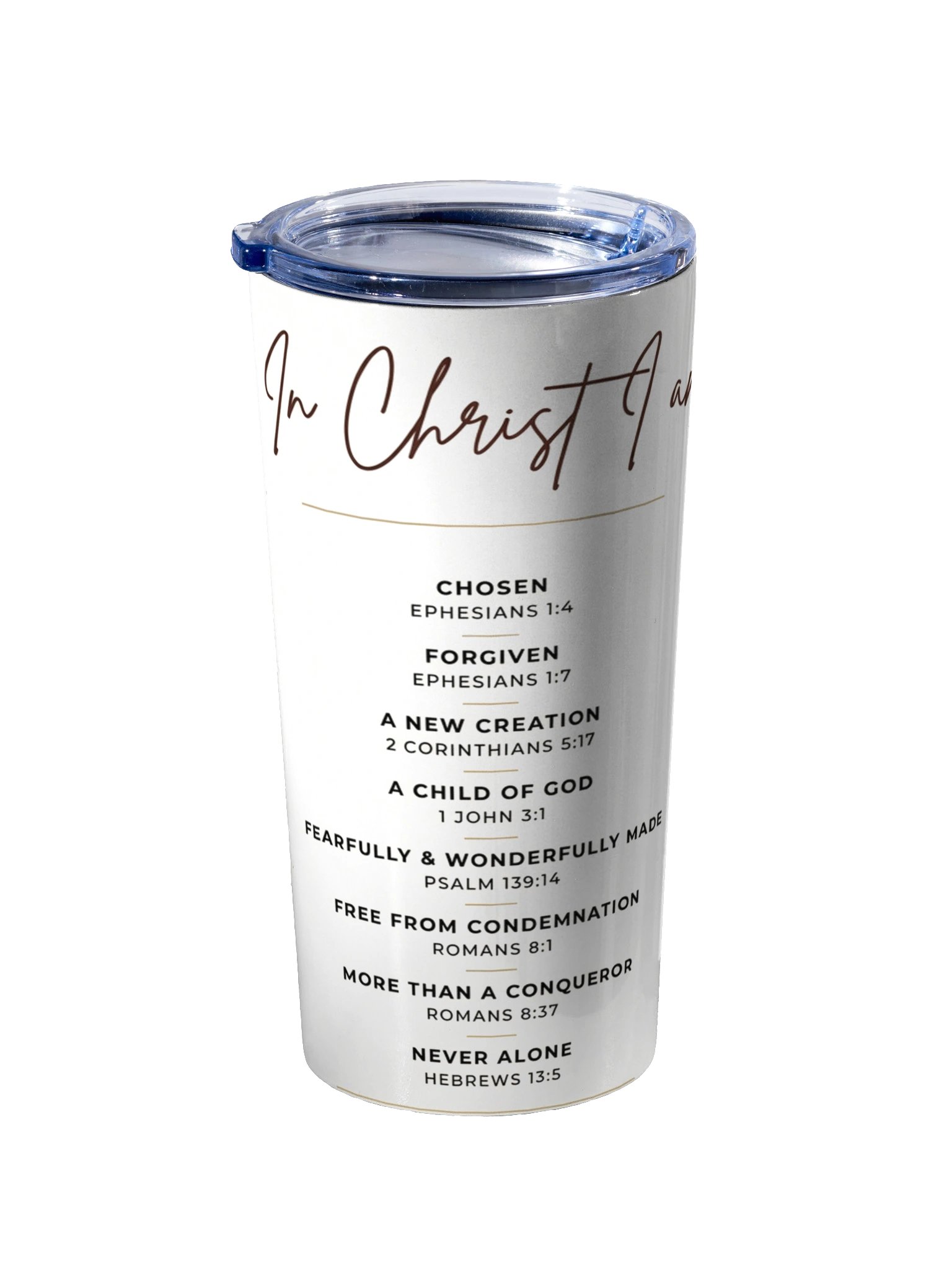 In Christ I Am Tumbler product image (2)