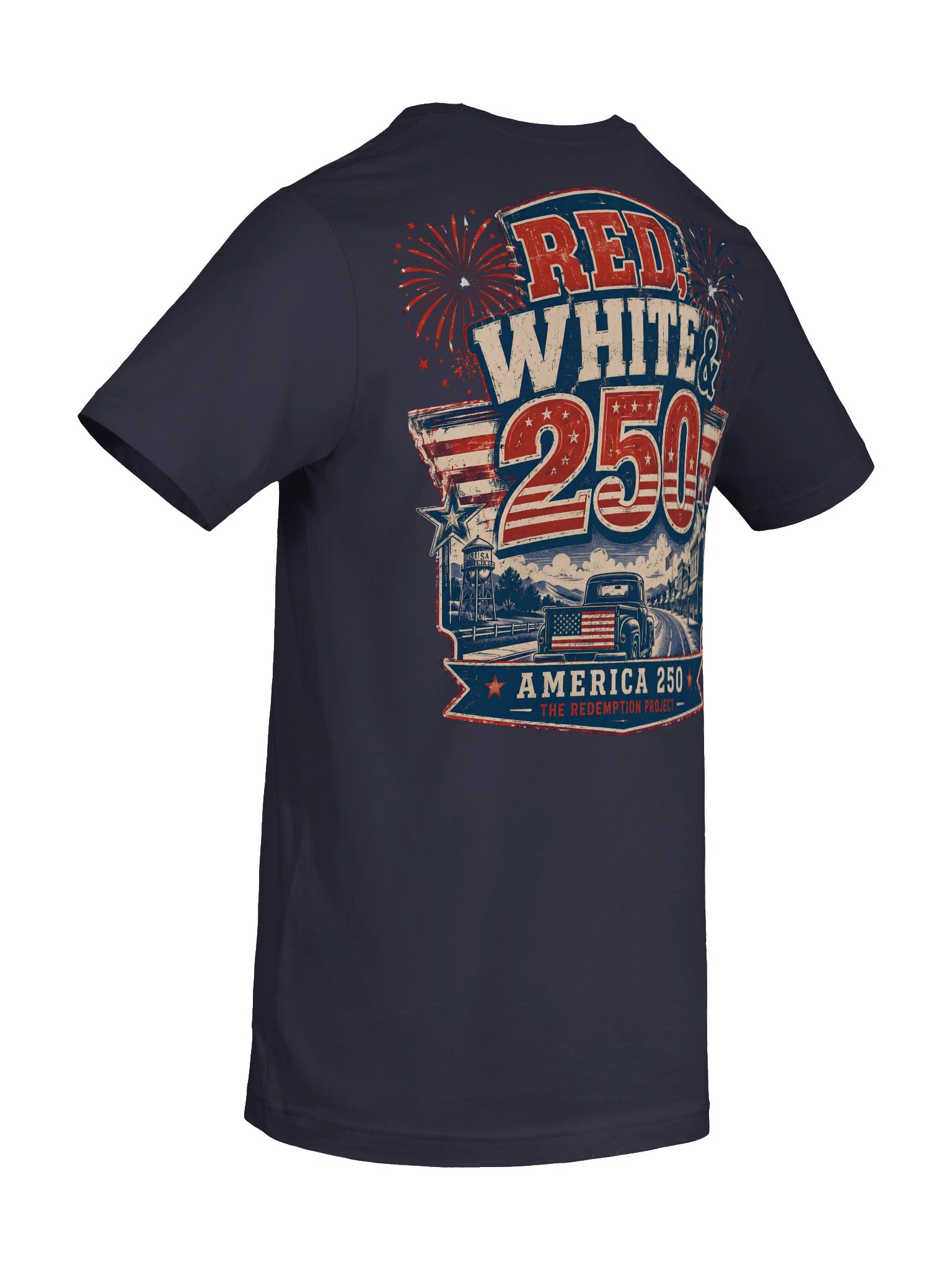 Red White and 250 T-Shirt product image (15)