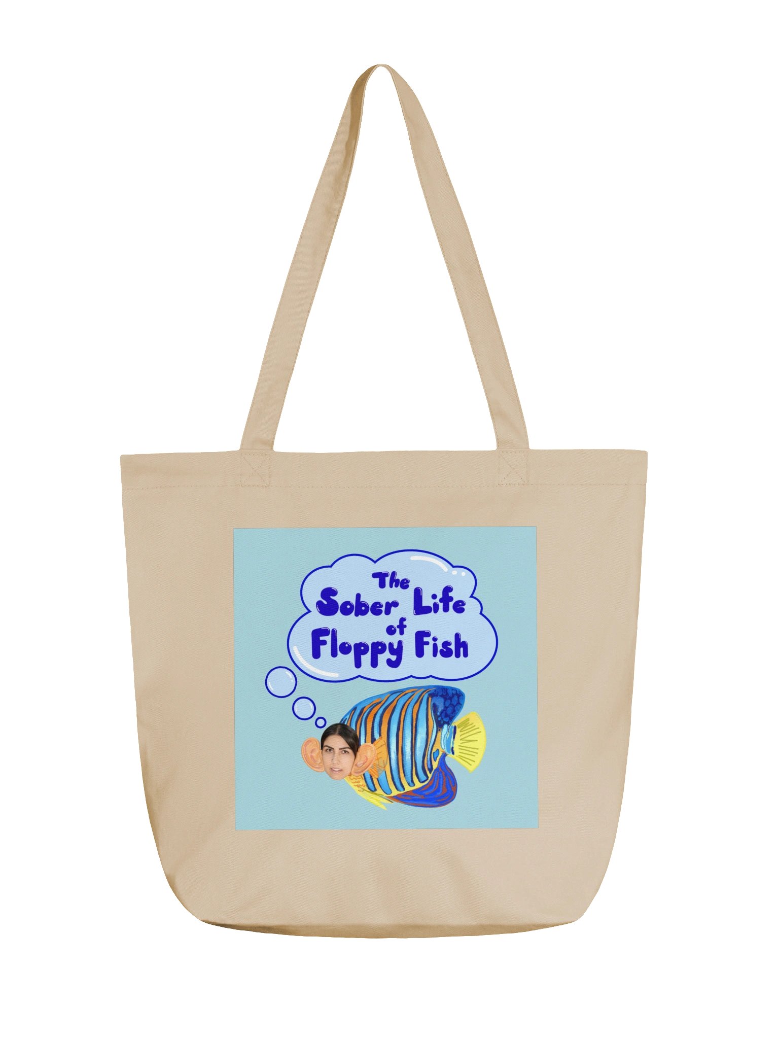 Sober Floppy Fish Tote Bag product image (1)