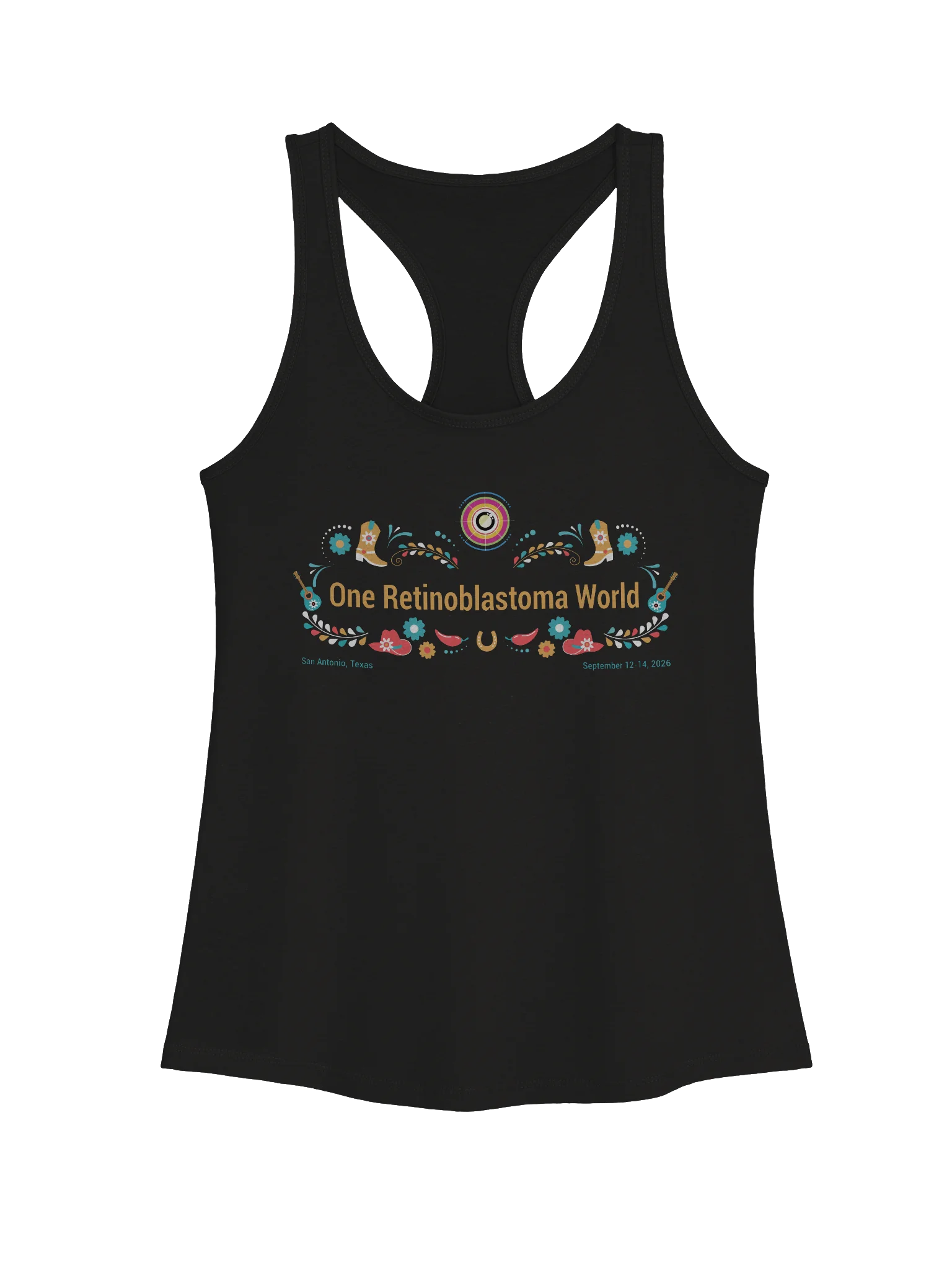 One Rb World 2026 Fiesta Design - Women's Racerback Tank Top product image (1)
