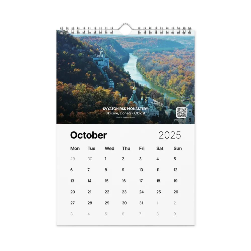 2025 Ukraine Calendar (Monday Edition) product image (4)