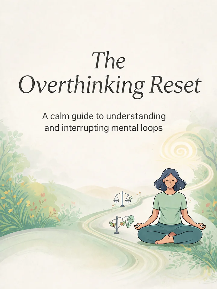 The Overthinking Reset Guide product image (1)