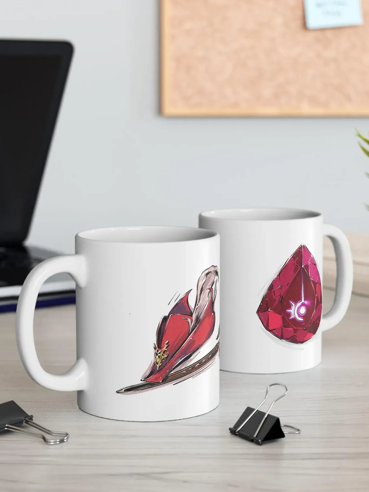 Red Mage Ceramic Mug product image (4)