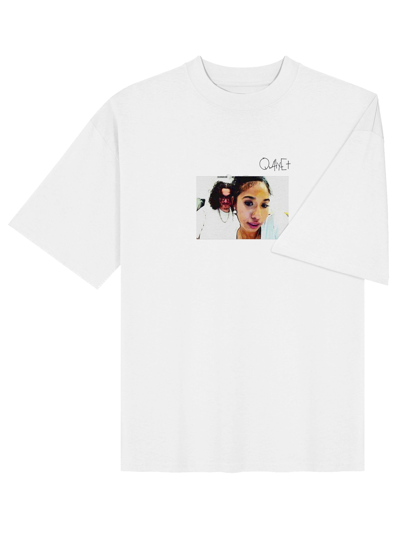 QWHYET Web Cam Oversized Tee (Black Logo) product image (4)