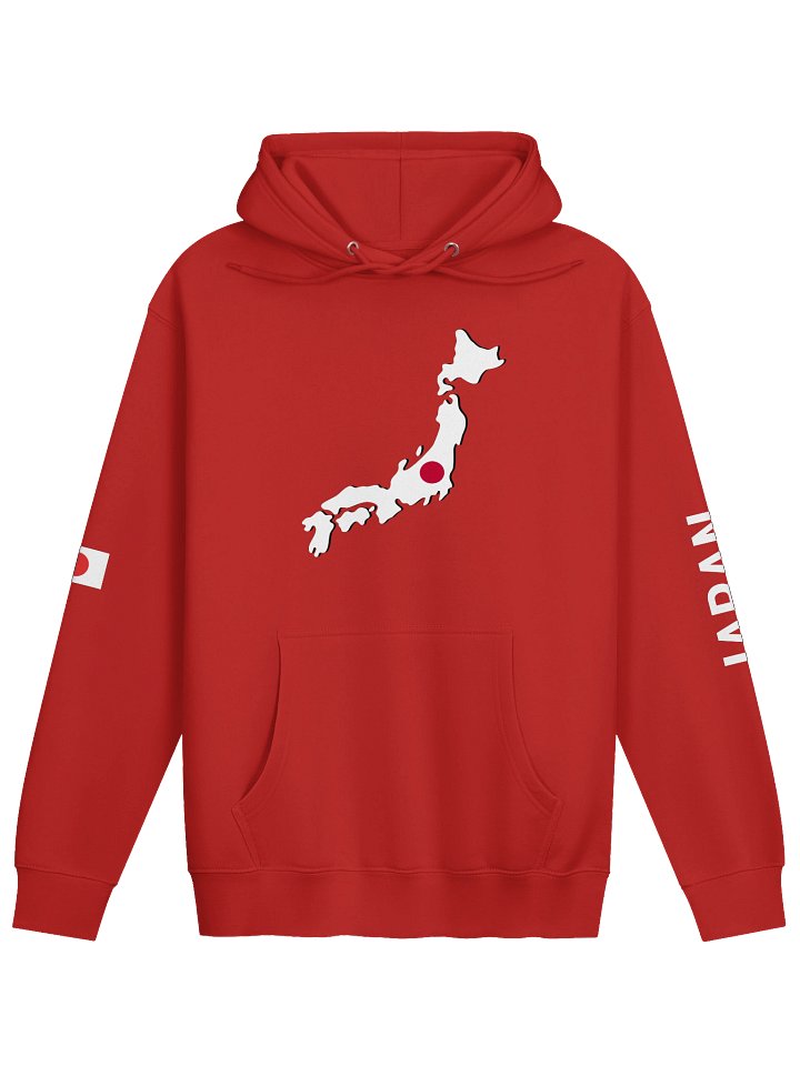 Japan 2026 World Cup Flag Hoodie - Premium 3-End Fleece - Unisex Hoodie product image (5)