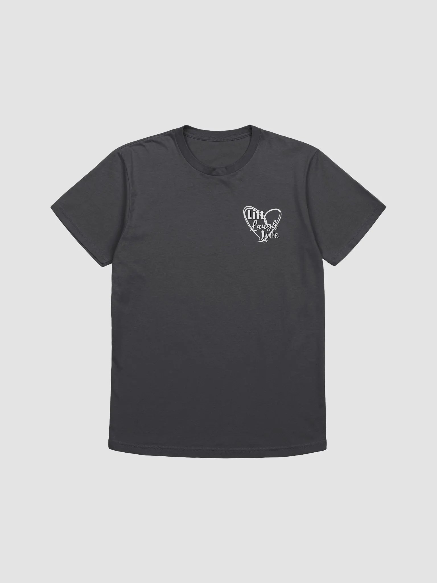 Lift Laugh Love Light Mode Scribble Heart Gym Tee product image (7)