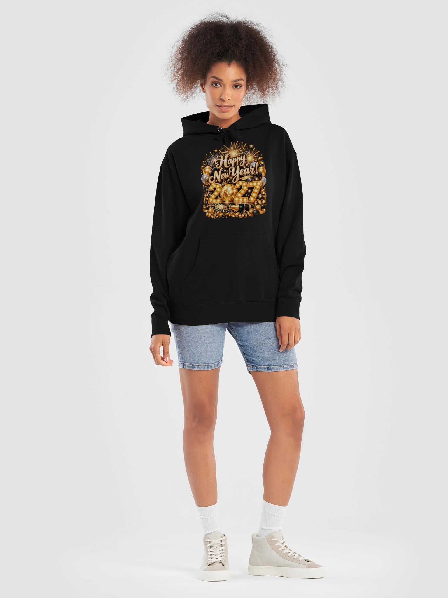 Happy New Year 2027 — Let the Celebration Begin! Hoodie product image (7)