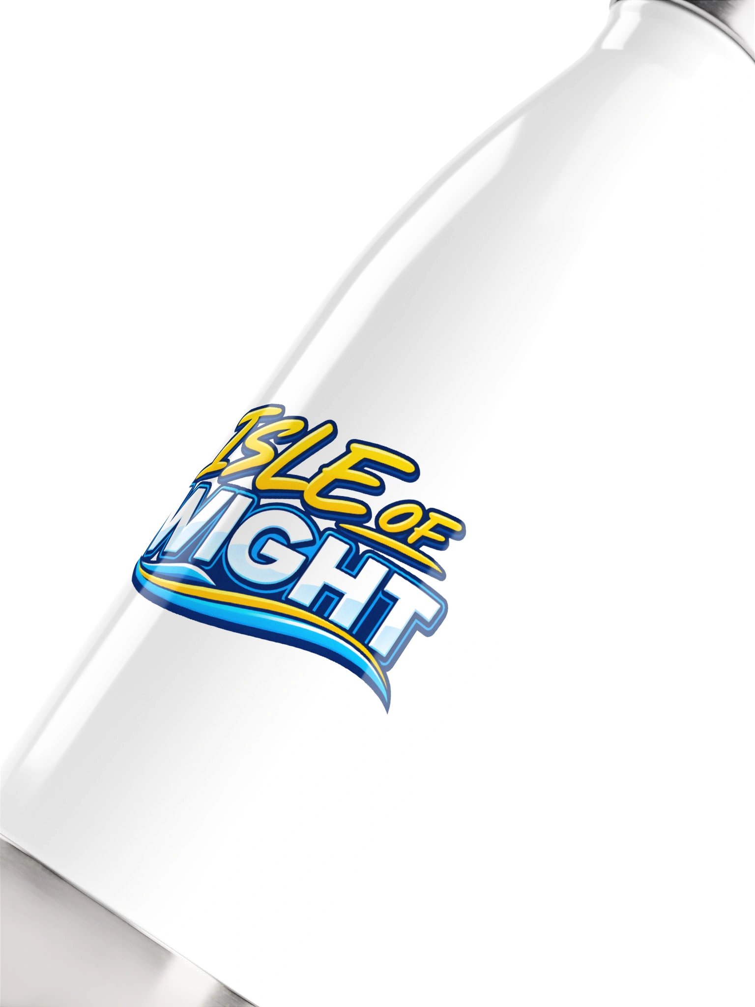 Isle of Wight Bright Logo Stainless Steel Water Bottle product image (5)