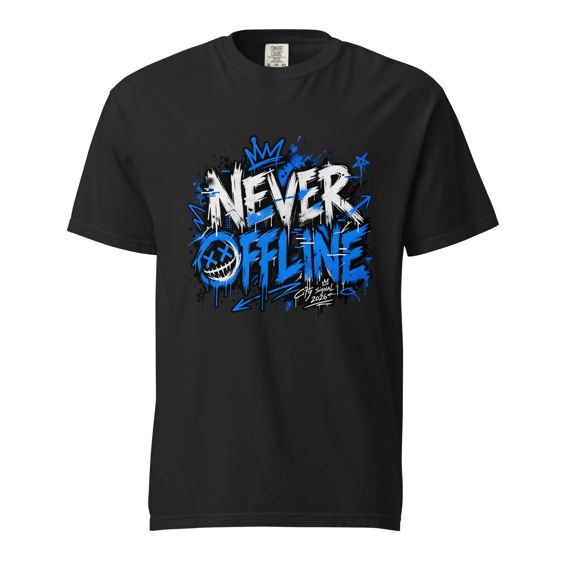 Never Offline Graffiti Streetwear Tee product image (1)