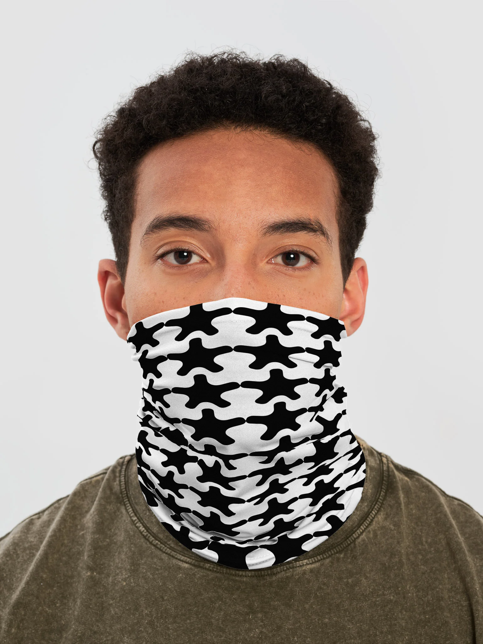 Breakspoll 2026 Monochrome Star Neck Gaiter product image (1)