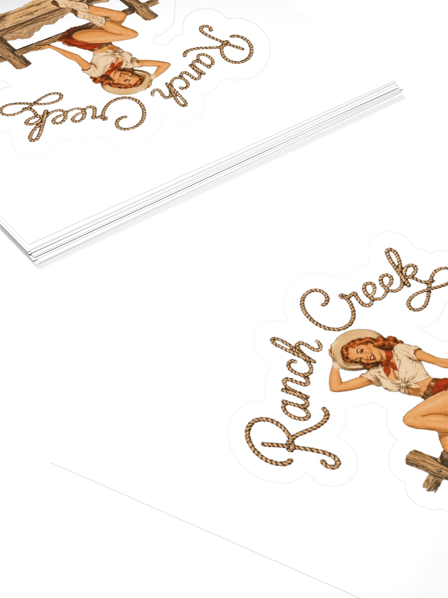 Redhead Cowgirl Sticker product image (4)