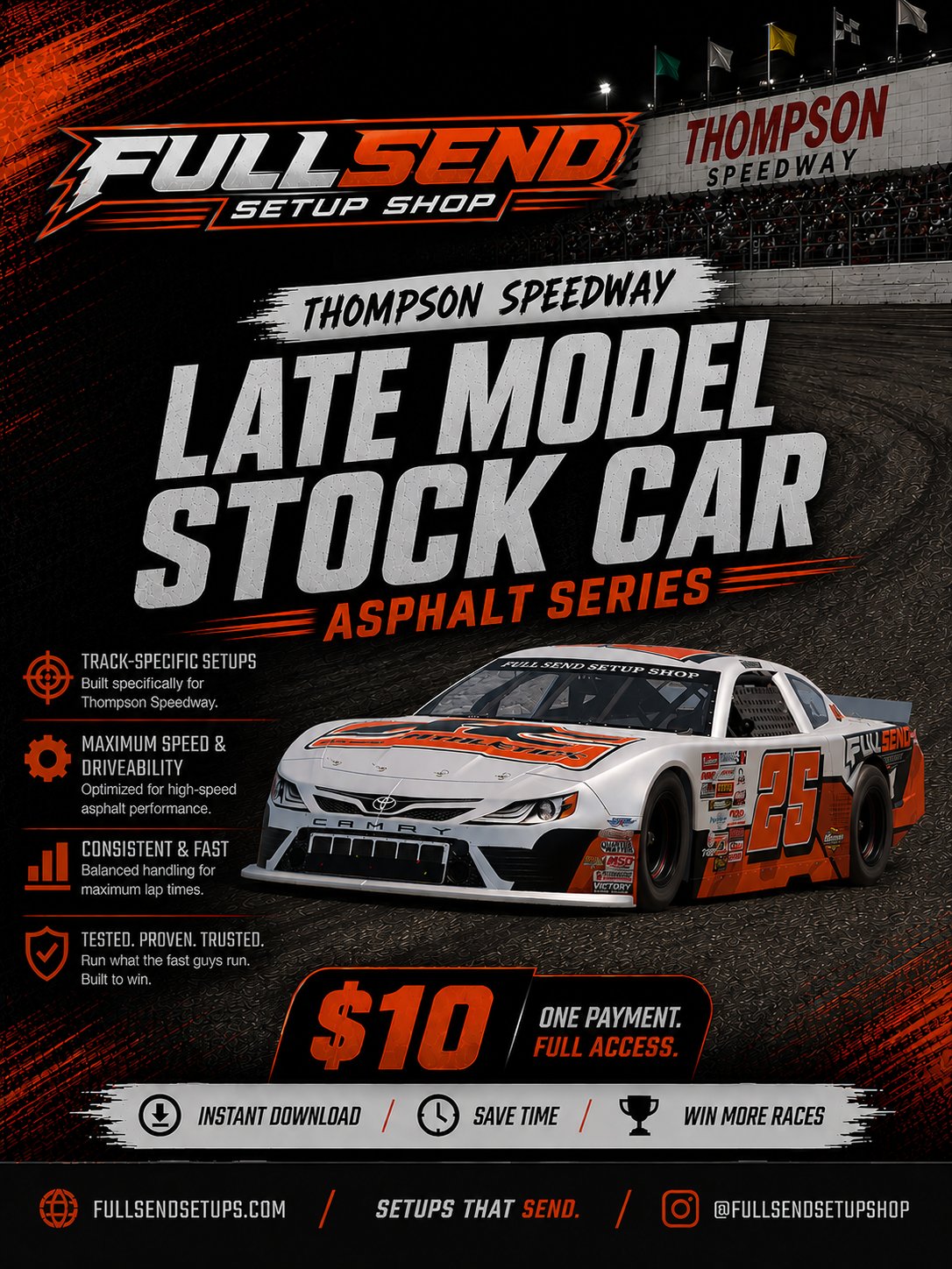 W10 | Late Model Stock Thompson Setup product image (1)