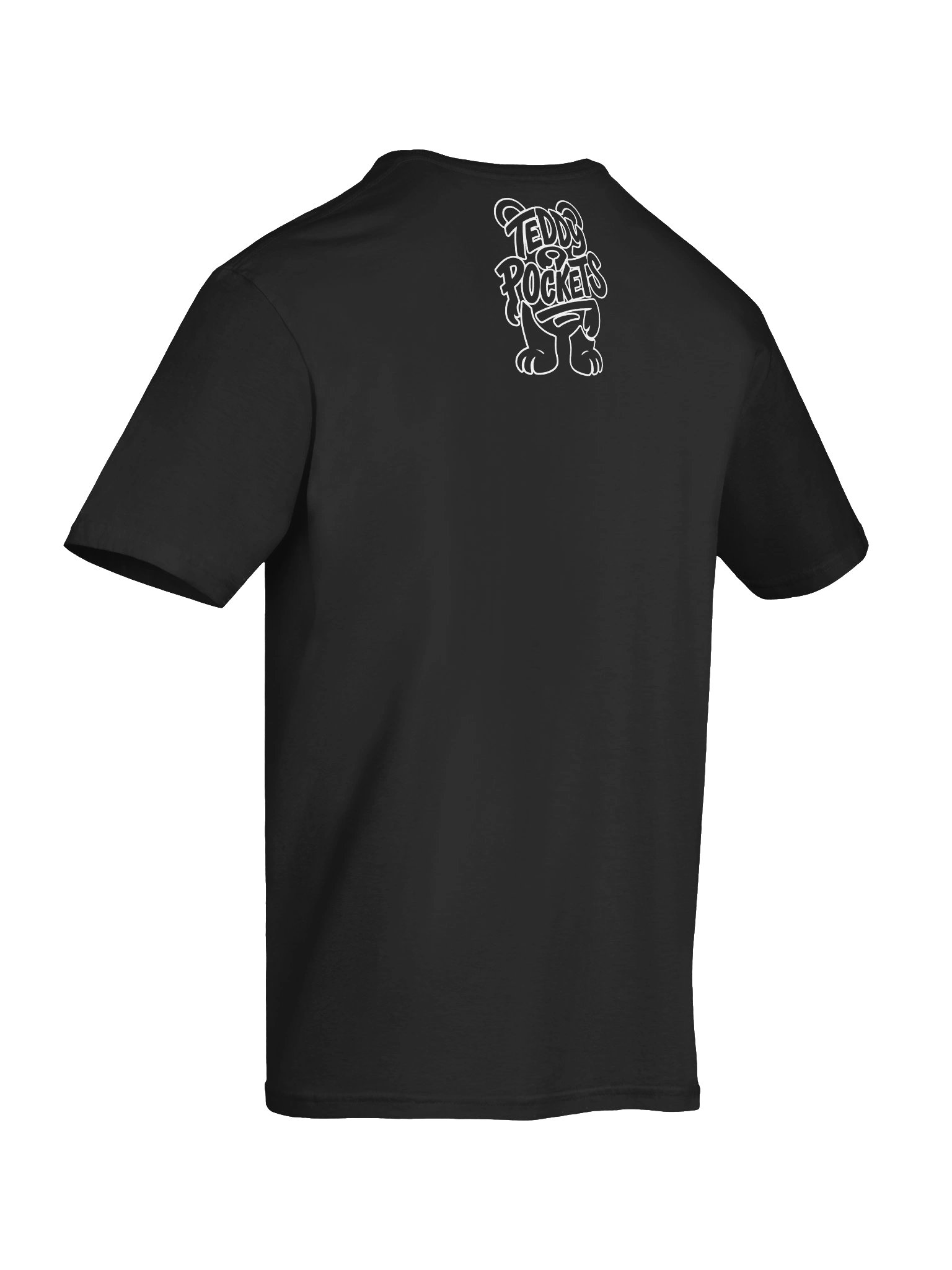 THE MORE YOU ERASE SKULL Graphic T-Shirt White on Black product image (8)