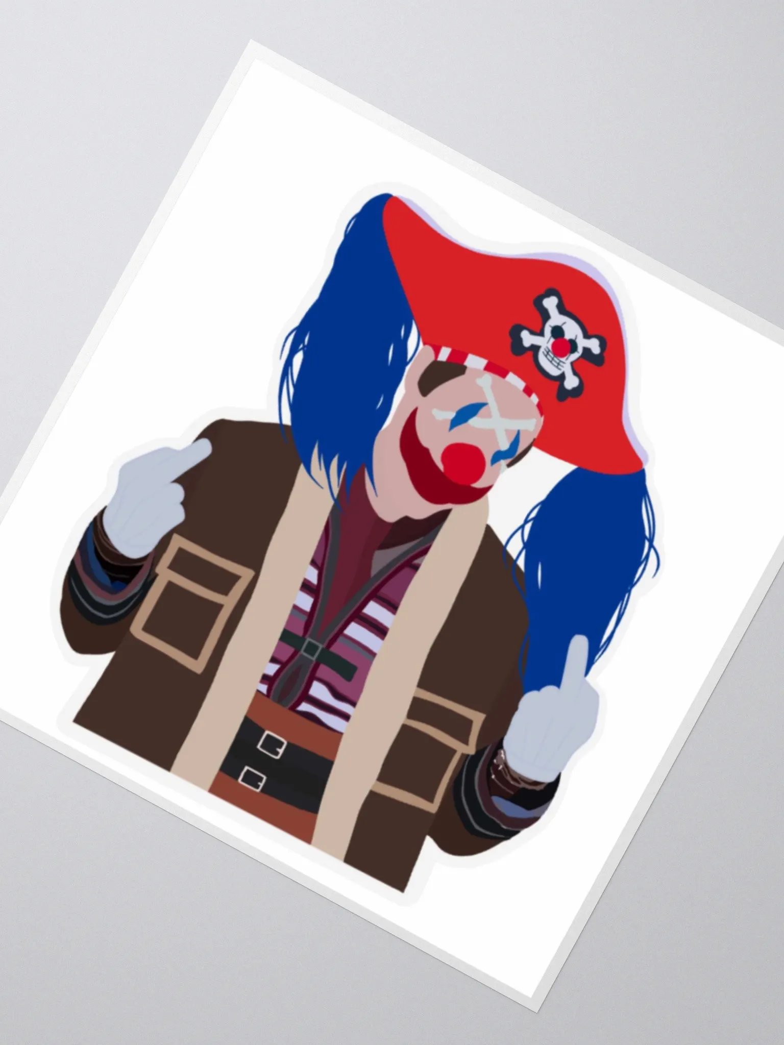 H3ro the Clown Sticker product image (5)