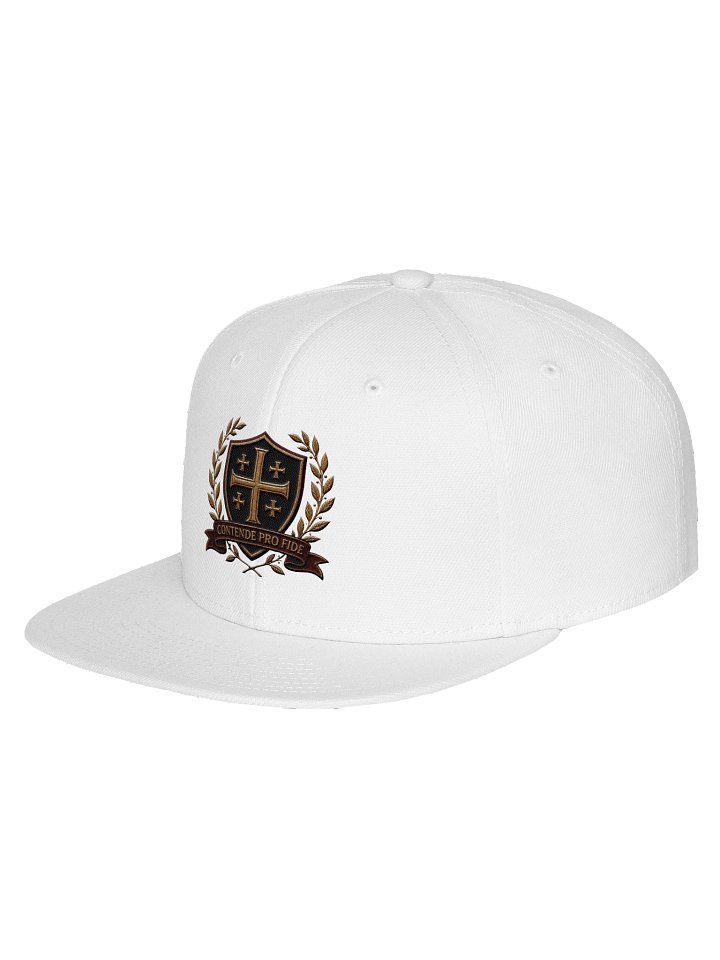 White Contende Pro Fide Crest Snapback product image (2)