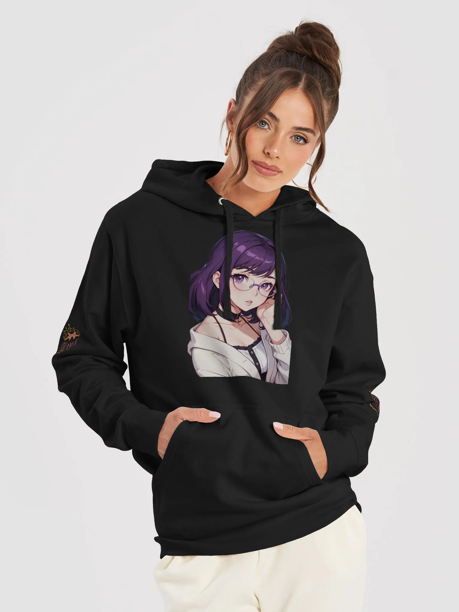 (PURPLE WAIFU) K Hoodie product image (5)