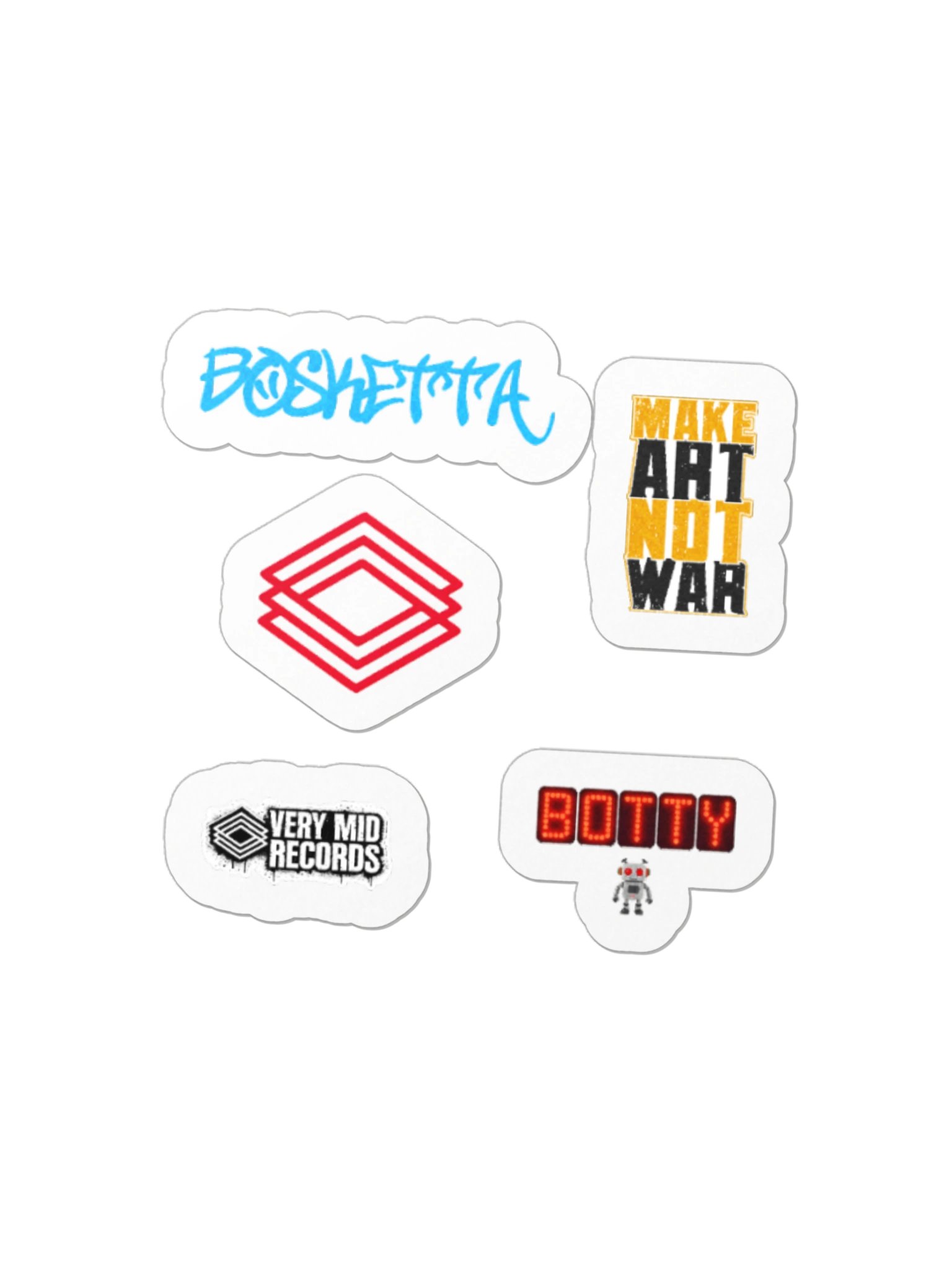 CODEX201 Logo Collage Die-Cut Stickers product image (1)