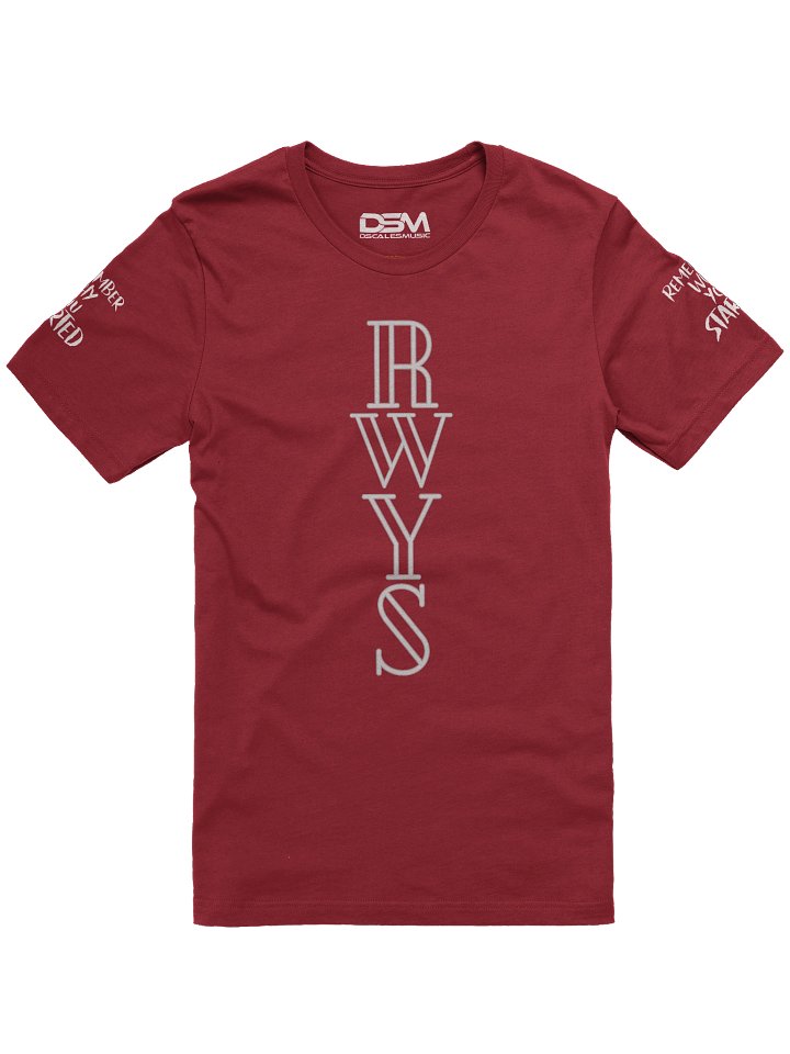 RWYS MOTIVATIONAL TSHIRT product image (1)